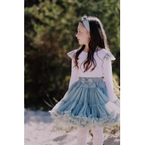 Dievčenská sukňa dolly štýl eukalyptus TUTU