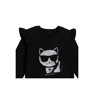 Dievčenská súprava choupette čierna KARL LAGERFELD