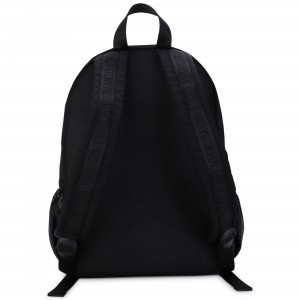Dievčenský ruksak s flitrami čierny DKNY