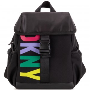 Dievčenský ruksak s  farebným logom DKNY