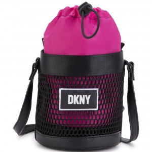 Dievčenská taška oválna ružová DKNY