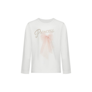 Dievčenské tričko biele SPARKLE BLUSH