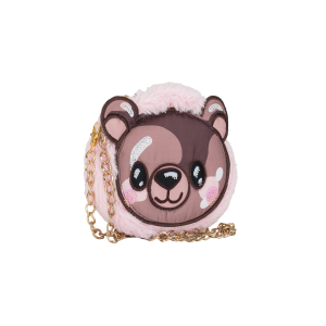 Dievčenská  plyšová kabelka ružová CHOCOLATE TEDDY