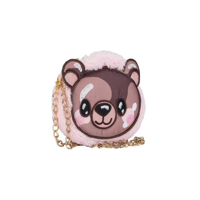 Dievčenská  plyšová kabelka ružová CHOCOLATE TEDDY