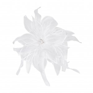 Dievčenská čelenka kvet s perlou DAGA