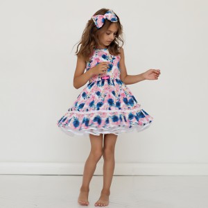 Dievčenské šaty s kvetmi Balloon DAGA