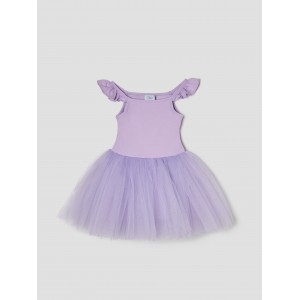 Dievčenské šaty fialové TUTU