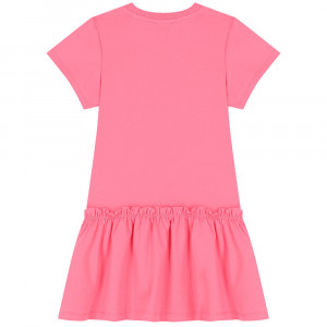 Dievčenské šaty s Teddy Bear ružové MOSCHINO
