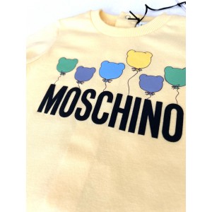 Unisex baby overal  s potlačou žltý MOSCHINO