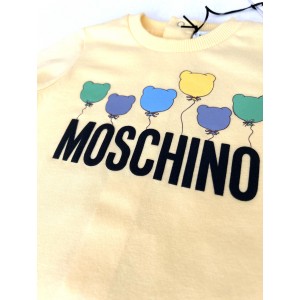 Baby overal  s potlačou žltý MOSCHINO