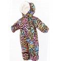 Zimná kombinéza a fusak 2v1 PANTHER ZEBRA/pilguni