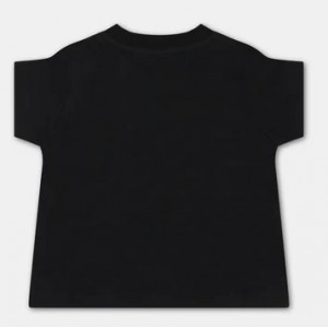 Detské tričko s krátkym rukávom čierne Teddy Bear MOSCHINO