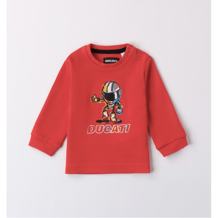 Chlapčenské baby tričko s potlačou červené DUCATI