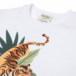 Detské tričko s potlačou tigra KENZO