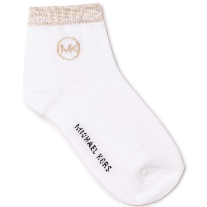 Dievčenské ponožky biele MICHAEL KORS