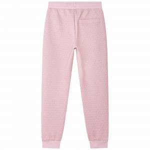 Dievčenské joggingové nohavice ružové MICHAEL KORS