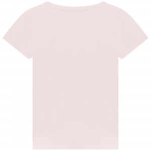 Dievčenské tričko svetlo ružové MICHAEL KORS