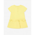 Dievčenské baby šaty bavlnené žlté MOSCHINO