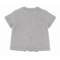 Detské tričko s krátkym rukávom sivé Teddy Bear MOSCHINO