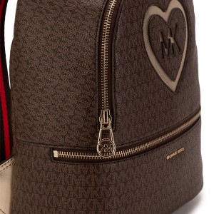 Dievčenský ruksak hnedý MICHAEL KORS