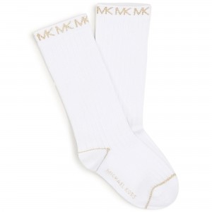 Dievčenské ponožky biele MICHAEL KORS