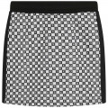 Dievčenská sukňa šachovnicová čierno-biela MICHAEL KORS