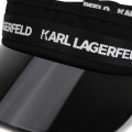 Dievčenský šilt čierny KARL LAGERFELD