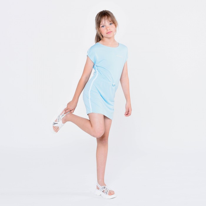 Dievčenské šaty svetlo modré KARL LAGERFELD