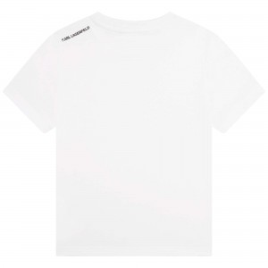 Unisex tričko biele KARL LAGERFELD