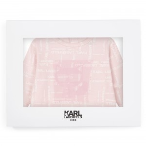 Dievčenské pyžamo ružové KARL LAGERFELD