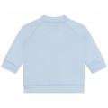 Chlapčenská súprava mikina tričko a nohavice modrá KARL LAGERFELD