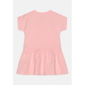 Dievčenské baby šaty bavlnené ružové MOSCHINO
