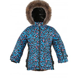 SKI zimná bunda s prírodnou kožušinou BLUE PANTHER/pilguni