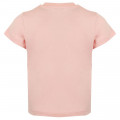 Detské tričko s krátkym rukávom ružové MOSCHINO