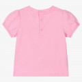 Dievčenské tričko Teddy Bear ružové MOSCHINO