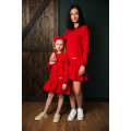 Dievčenské šaty Frilly červené TUSS