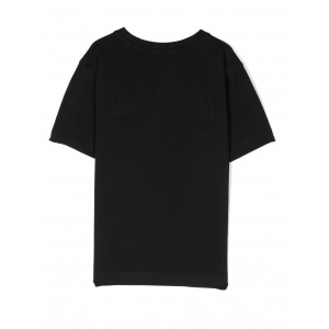 Dievčenské tričko oversize čierne MOSCHINO